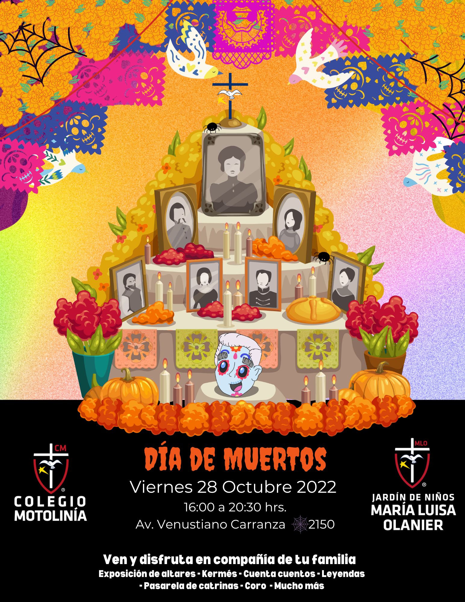Día de Muertos en el Moto